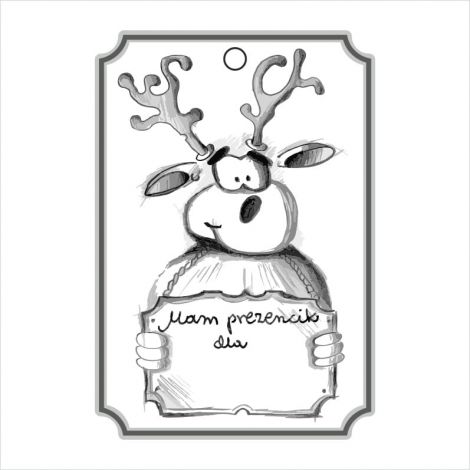 Stempel gumowy Crafty Moly Renifer Szczepan